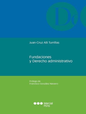 cover image of Fundaciones y derecho administrativo